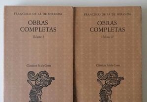 Francisco de Sá de Miranda - Obras Completas