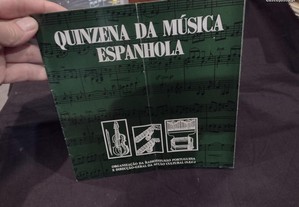 Programa Quinzena da Música Espanhola Braga/Porto/Lisboa