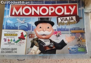 Monopoly Viaja Pelo Mundo da Hasbro O clássico jogo do Monopoly com a inovada viagem pelo mundo