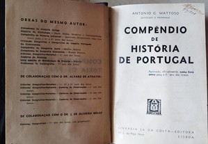 Compêndio de História de Portugal, professor António Matoso