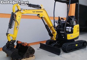 Mini escavadora giratria Yanmar, Apenas 641h, Ano 2022,