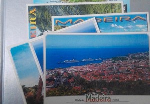 Postais da Madeira oficiais de 2 coleções