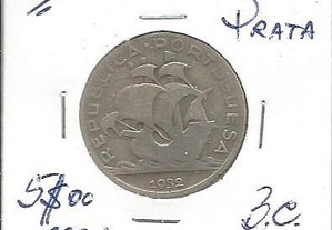 Espadim - Moeda de 5$00 de 1932 - Bc