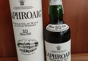 Whisky Laphroaig 10 anos, Single Islay Malt -Bottl