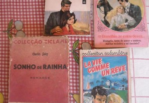 Livros antigos coleccao Flor / Colombine / Ciclame / Barbara Cartland