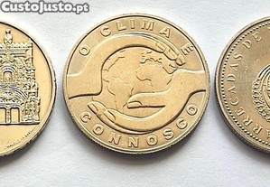 Moedas de 2,50 EUR Mosteiro dos Jerónimos, O Clima É Connosco e Arrecadas de Viana do Castelo