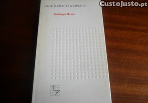"Antologia Breve" de Eugénio de Andrade - 6ª Edição de 1994