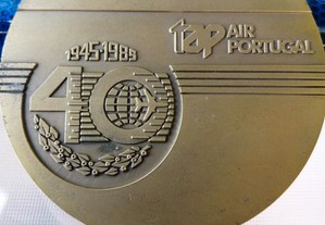 1 medalha da TAP de 1985