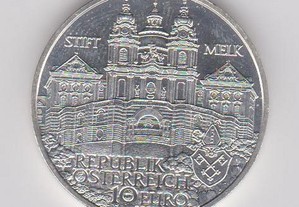 Moedas 10 euro prata Áustria
