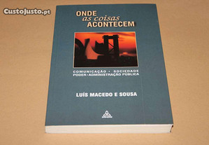 Onde As Coisas Acontecem de Luís Macedo e Sousa