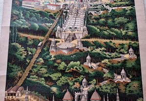 Vista Geral do Real Sanctuário do Bom Jesus do Monte - Braga
