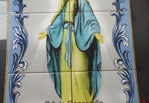 Painel de Nossa Senhora da Conceição 45x30cm NOVO