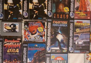 Sega Saturno vários jogos todos completos.