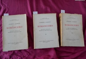 Romanceiro de Almeida Garrett. 3 Volumes