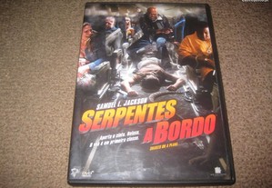 DVD "Serpentes a Bordo" com Samuel L. Jackson