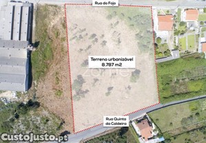Terreno Para Construção Com 8.787 M2 - Arcozelo...