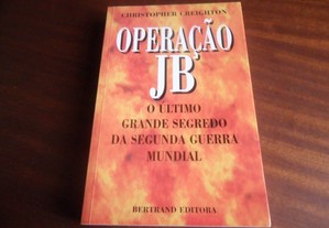 "Operação JB" de Christopher Creighton - 1ª Edição de 1997