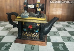 imagem de costura ferro de engomar com maquina de costura