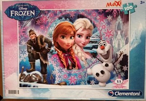 Puzzle 100 peças maxi - Frozen