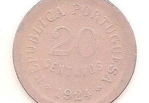 Moeda 20 Centavos 1924