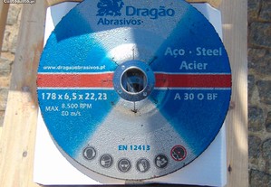 Disco de Rebarbar 178mm da Dragao Abrasivo (Grand