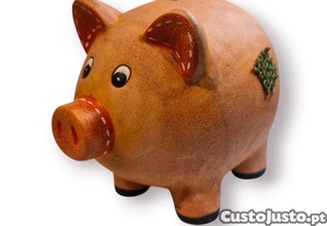 Mealheiro Porquinho   Cermica Pintada  Mo