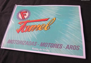 Catlogo peas motorizada Famel XF 17, Mirage, tricarro outras 50 cc antigas