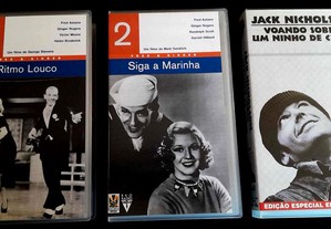 VHS 3 filmes clássicos NOVOS