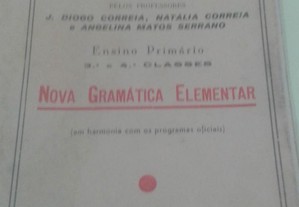 Nova Gramática Elementar 3ª E 4ª Classes Ensino Primário