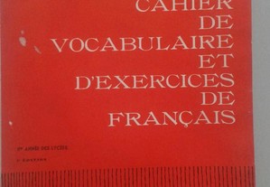 Cahier de Vocabulaire et d'Exercices de Français