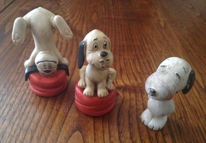 Brinquedos Snoopy antigos em PVC