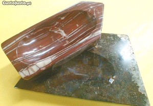 Cinzeiro de jaspe (formas div.) 13x6,5x4cm