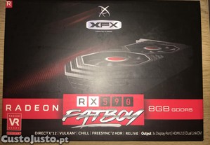 Placa Gráfica AMD Radeon RX590 Fatboy