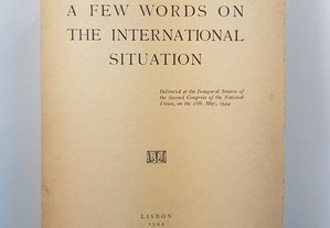 J. Caeiro da Matta // A Few Words on the International Situation 1944 Dedicatória