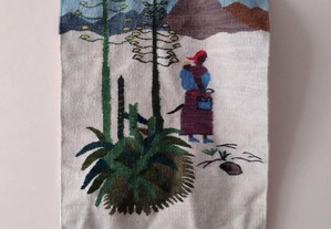 Tapecaria feita à mão com pêlo Cabra para decoração - Seithati Weavers