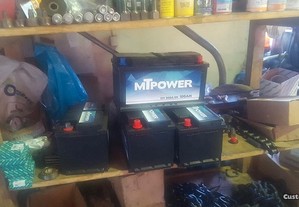 baterias novas de 100 Amperes com 800 de arranque