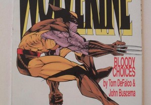 Wolverine Blood Choices Buscema Marvel Comics 1990 BD Banda Desenhada