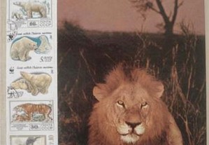 Classificador c/ 500 selos tema " Animais "
