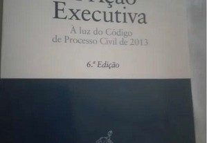 Ação executiva-Lebre de Freitas- 6.ª ed.- à luz do código de processo civil vigente em 2024