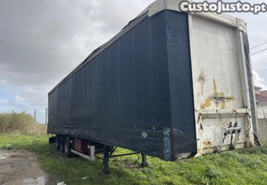 Semi reboque galera tir travão de tambor atrelado
