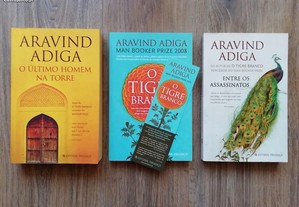 Livros Aravind Adiga (portes grátis)