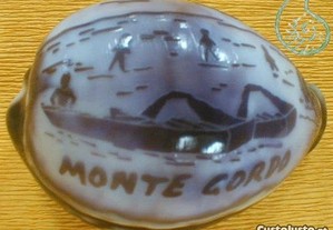 Concha com gravação Monte Gordo 7 a 8cm