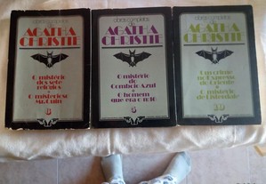 3 Livros De Agatha Christie Colecção Vampiro Gigante