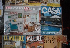 Revistas Casa & jardim / Mueble / casa claudia / caras decoracao
