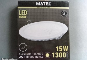 Lâmpada LED 15W para tecto falso, nova na caixa