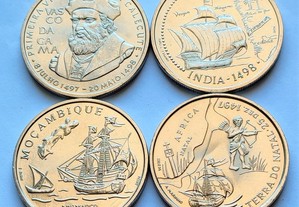 Série IX Vasco da Gama e o Caminho Marítimo para a India 4 Moedas
