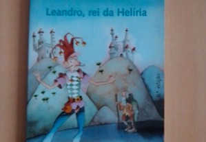 Livro Leandro Rei da Helíria de Alice Vieira Peça de Teatro Português