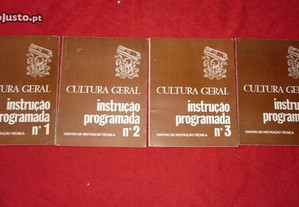 Cultura Geral instrução programada 4 volumes
