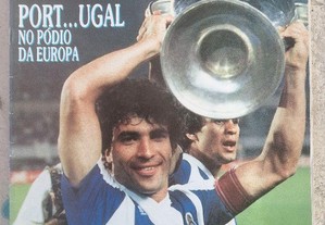 Revista A Bola Magazine 1987 Futebol Clube Porto Taça Campeões