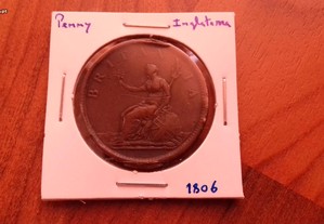 Moeda Penny 1806 Inglaterra